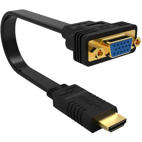 Ewent Pretvorni&scaron;ki kabel Ew9869 HDMI-M v VGA-F 20 cm črn, (21407282) Cene