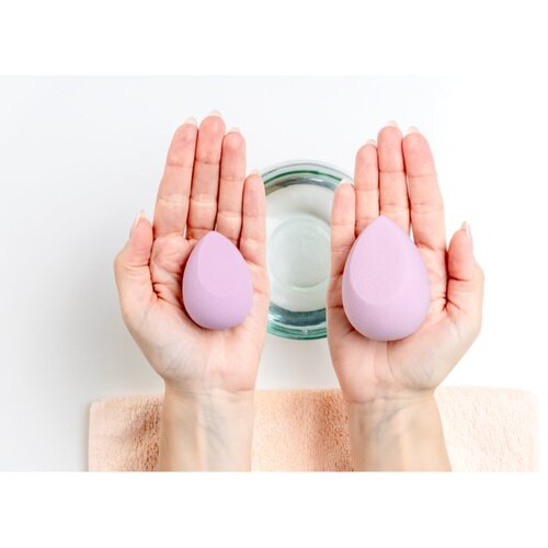 Notino Super Soft Make-Up Sponge oblikovana make-up spužvica Pink 1 kom Slike