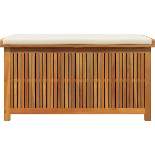  Vanjska kutija za jastuke 113x50x60,5 cm masivno drvo bagrema Slike