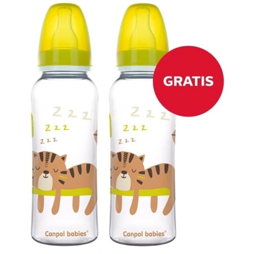 Canpol flašica za bebe Africa sa gratisom 250ml, Yellow Slike