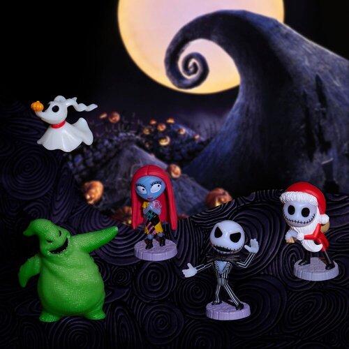 Disney Set 5 figura Nightmare Before Christmas, 8,75 cm Slike