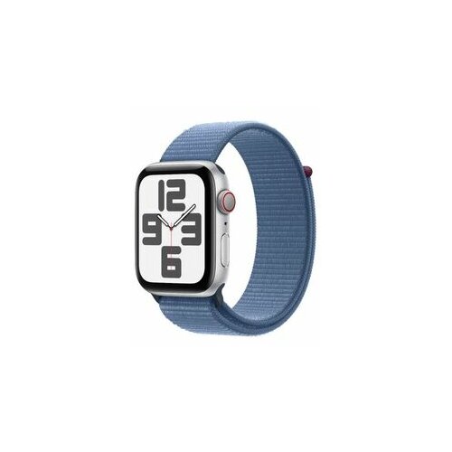 Apple watch se (2nd gen) 2023 gps mref3se/a 44mm silver alu case w winter blue sport loop Slike