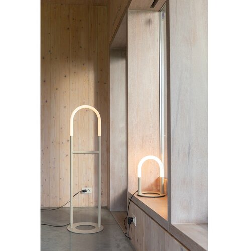 Zuiver Bež LED zatemnitvena stoječa svetilka (vi&amp;scaron;ina 135 cm) Arch &amp;ndash; Slike
