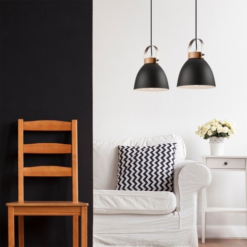 LAMKUR Luster na sajli DANIELLE 2xE27/60W/230V Slike