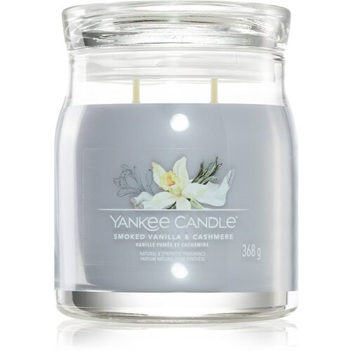 Yankee Candle Smoked Vanilla &amp;amp; Cashmere di&amp;scaron;eča sveča 368 g Slike