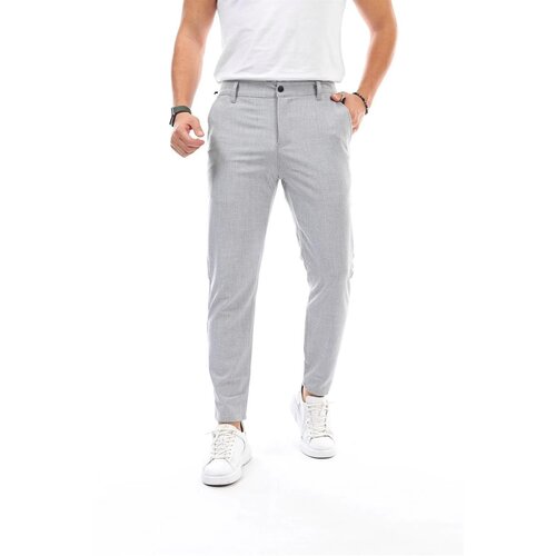 Dewberry 34895 Ids Lycra Mens Trousers-LIGHT GREY Cijene