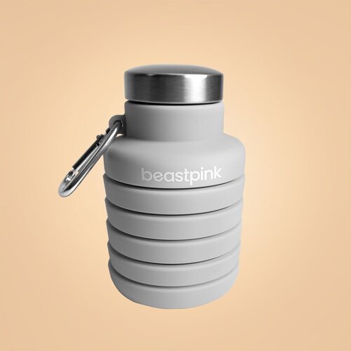 BeastPink sklopiva fla&amp;scaron;a grey 500 ml Slike