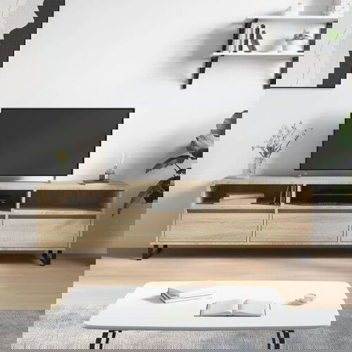 VidaXL TV omarica sonoma hrast 150x30x44,5 cm inženirski les Slike