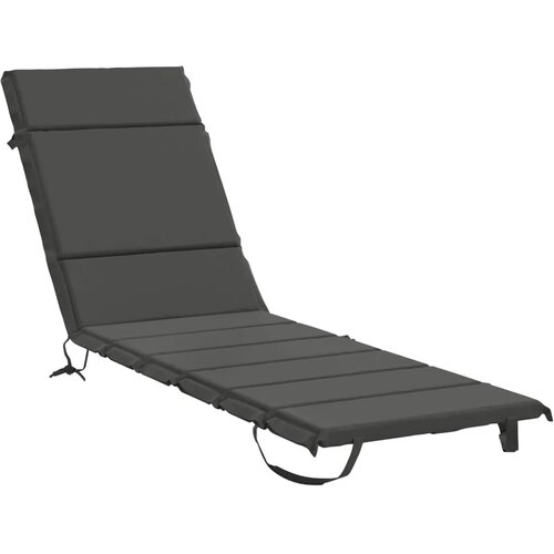  Jastučić za ležaljku GEMERT 100% poliester Antracit - Antracit 200 x 55 x 3 cm Poliester Slike
