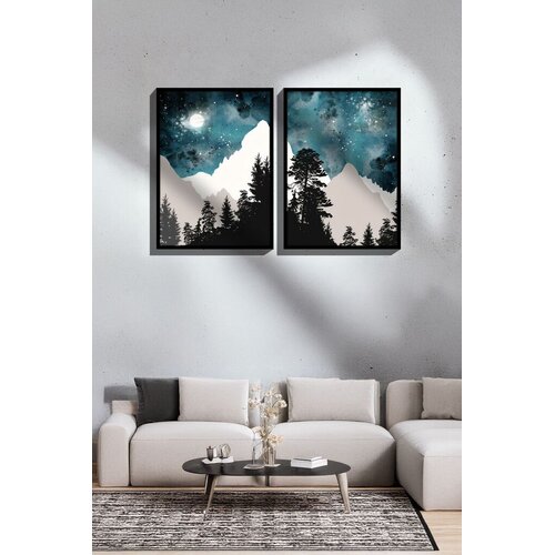 Wallity Uokvirena slika Ersy2Limodel18, 33x48 cm, 2 dijela Cijene