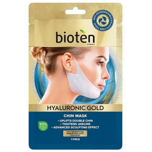 Bioten hyaluronic gold maska za podbradak 1kom Cene