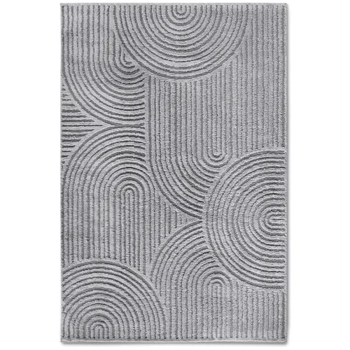 Elle Decoration Sivi tepih 160x235 cm Chappe Light Grey –