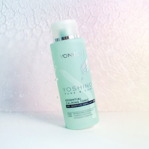 Yonelle Yoshino Pure&amp;amp;Care esencialni pomirjevalni tonik za občutljivo in pordelo kožo 400 ml Slike