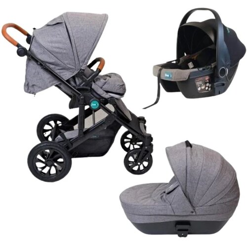 Puerri kolica za bebe 3u1 Diamond Dark Grey, 0m+ Cene