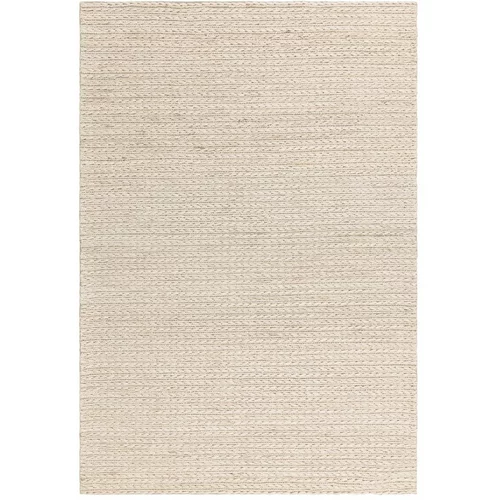 Asiatic Carpets Kremno bela ročno tkana preproga iz jute 160x230 cm Oakley –