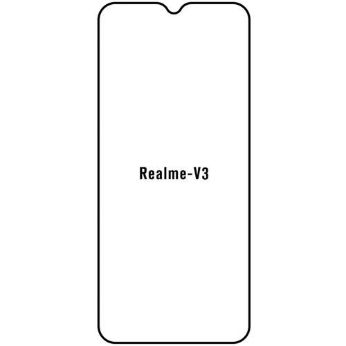 Realme V3 hydrogel za&amp;scaron;titna folija Slike