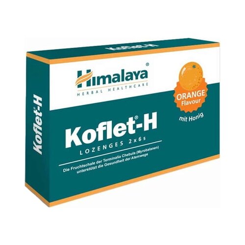 Himalaya Pure Herbs Koflet H Lozenge sa ukusom pomorandže, 12 lozengi Cene