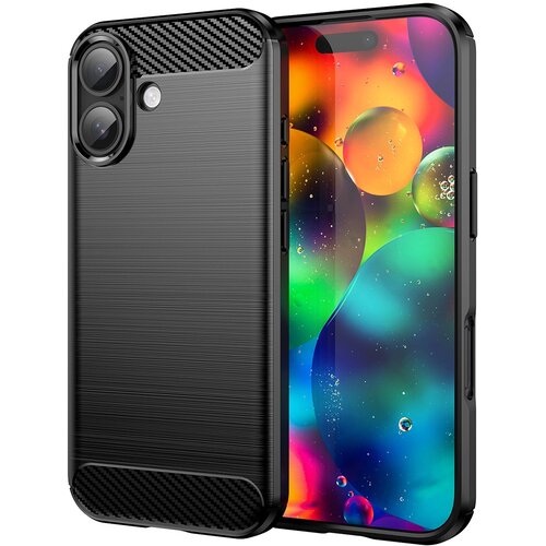 HURTEL OVITEK IZ KARBONOVEGA TRAKA ZA IPHONE 17 Z ZA&amp;Scaron;ČITO PRED PRASKAMI, MAGNETNI, (5000343358) Slike