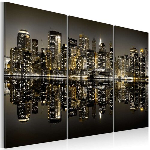  Slika - Golden New York 120x80 Slike
