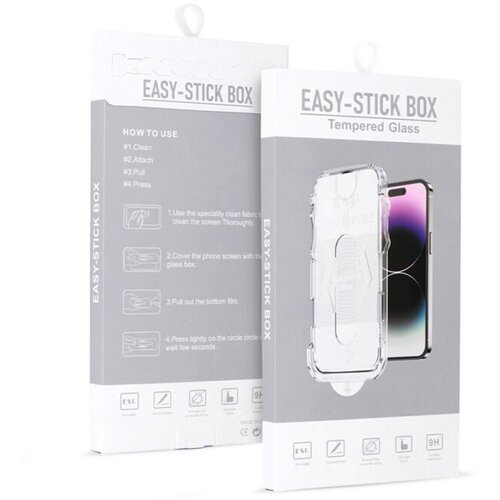  EASY-STICK KUTIJA OD KALJENOG STAKLA SA PUNIM LEPKOM ZA IPHONE 12 PRO MAX CRNI Cijene