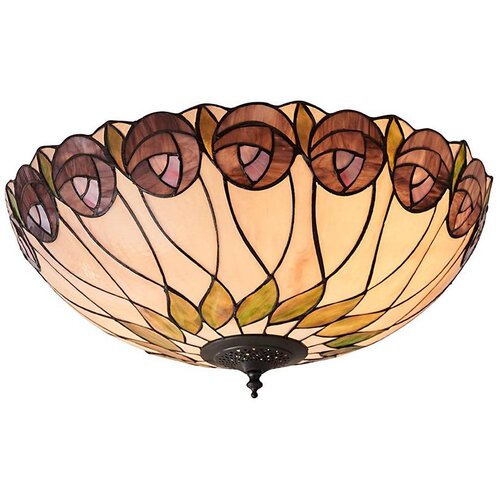 Endon 64173 - plafonsko svetlo tiffany hutchinson 2xE27/60W/230V prečnik 50 cm Cene