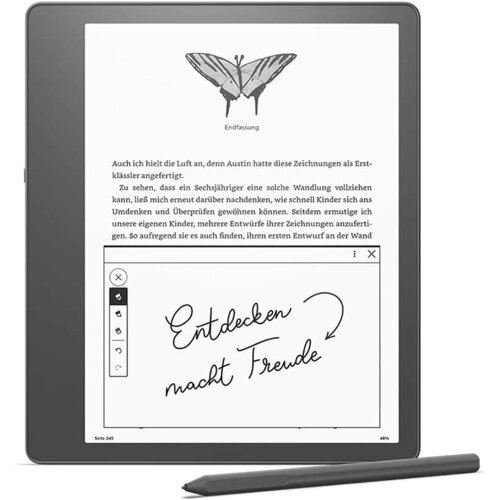 Amazon E-bralnik Kindle Scribe 2022, 10.2&amp;amp;#039;&amp;amp;#039; 64GB WiFi, 300dpi, Premium pisalo, USB-C, črn Slike