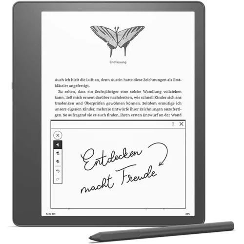 Amazon E-bralnik Kindle Scribe 2022, 10.2&#039;&#039; 64GB WiFi, 300dpi, Premium pisalo, USB-C, črn