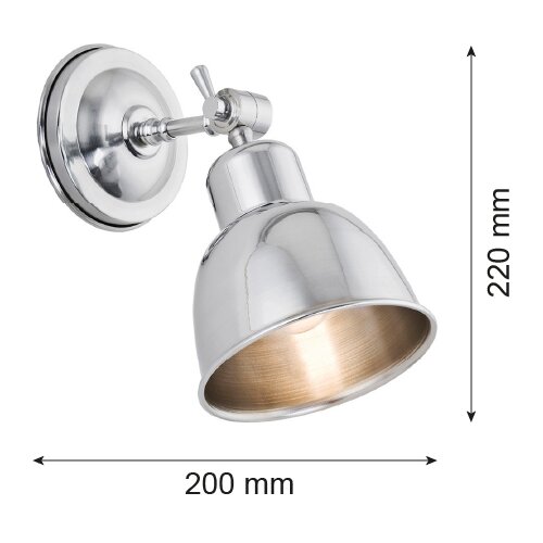  Argon 3172 - Zidno svetlo EUFRAT 1xE27/60W/230V Slike