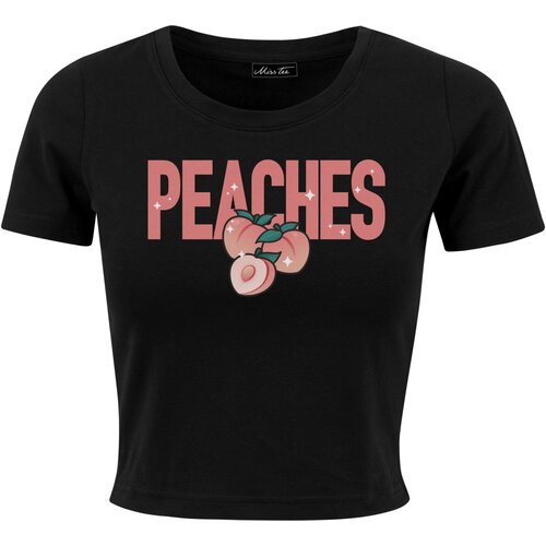 Miss Tee Peaches Cropped Tee black Cijene