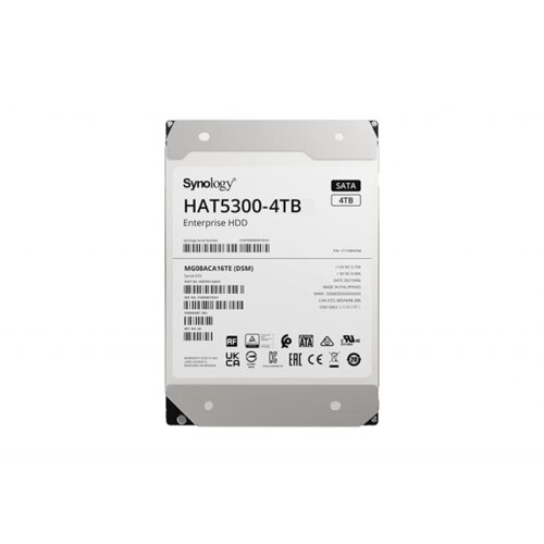 Synology NAS HDD HAT5300-4T 4 TB - 3.5", SATA III, 7200 RPM, 256 MB Cene