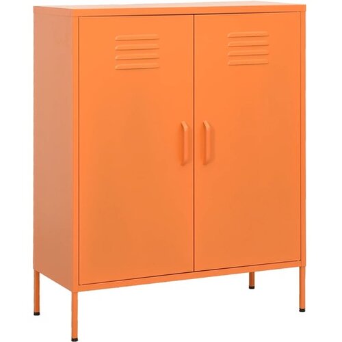 Omara za shranjevanje oranžna 80x35x101,5 cm jeklo Slike