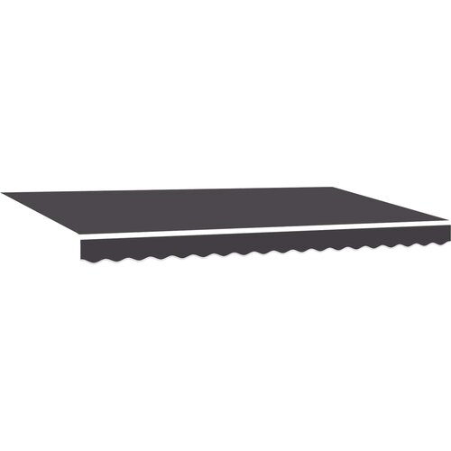 vidaXL Retraktilna tenda Antracit 400 x 200 cm Poliester in aluminij, (5000206936) Cene