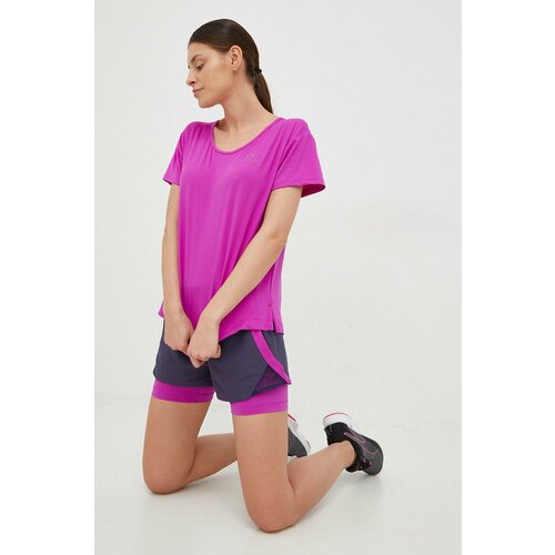 Under Armour Kratke hlače za vadbo ženske, siva barva Slike