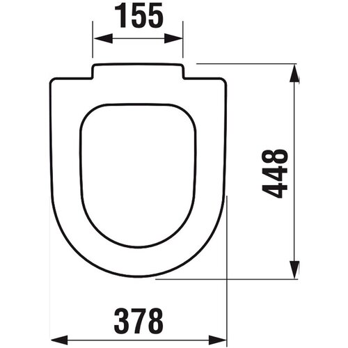 Jika H8932843000001 Deep WC deska s počasnim zapiranjem &amp;quot;Soft Close&amp;quot; Slike