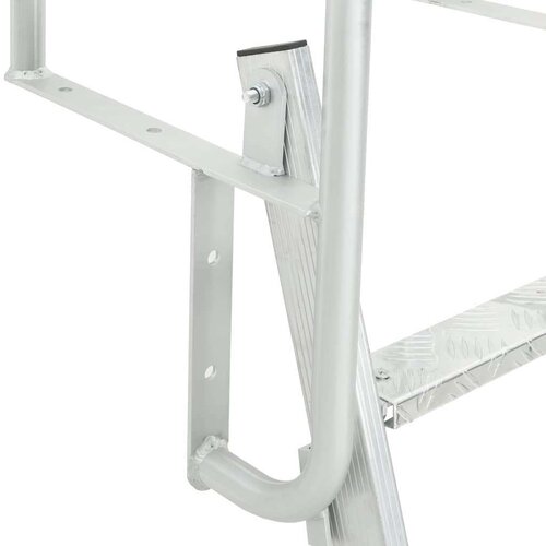 VidaXL ljestve za dok ostalo srebrno 58 x 77 x 144 cm aluminij Slike
