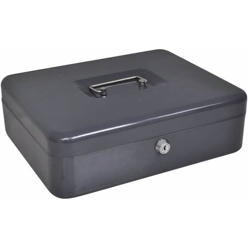  Kutija za novac Tamno siva 30 x 24 x 9 cm Čelik Cijene