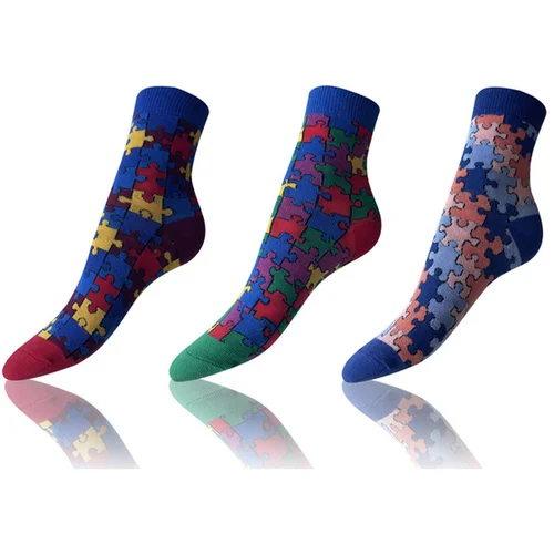 Bellinda Set of three pairs of children's patterned socks Crazy Kids