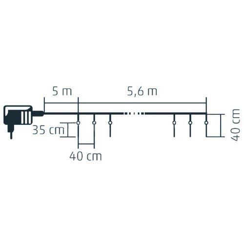 Home novogodišnje lampice za jelku ledenice 270 LED dioda (KJL35) Cene