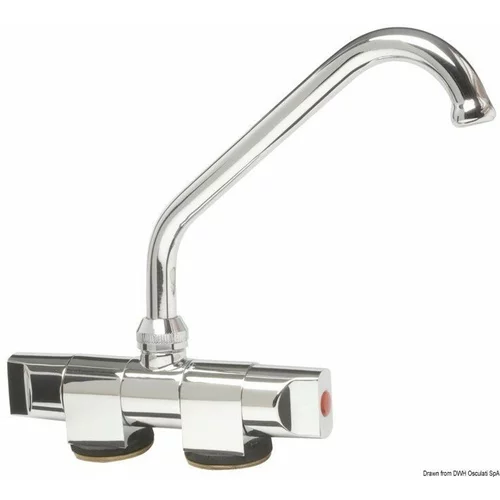 Osculati Swivelling tap Slide series high cold/hot water