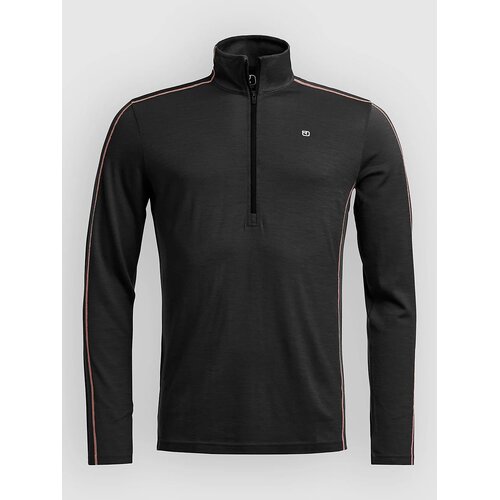 Ortovox 185 Rock &amp;#039;N&amp;#039; Wool Zip Neck Funkcijska majica black raven 90201 Slike