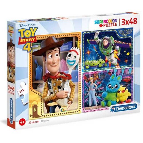 Clementoni Toy Story 4 puzzle 3x48 elemenata ( 1047513 ) Slike