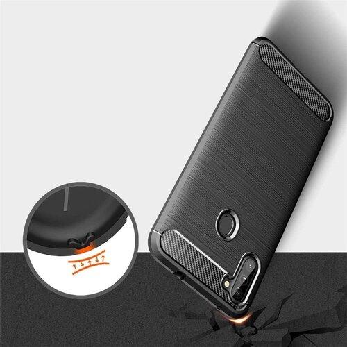 Carbon case fleksibilna maskica za Samsung Galaxy A11 / M11 Slike
