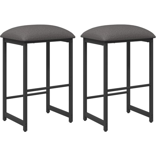  stolica 2 kom. Svjetlosiva 40 x 32 x 74 cm Slike