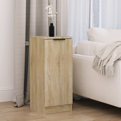 VidaXL Komoda sonoma hrast 30x30x70 cm konstruiran les Slike