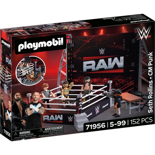Playmobil 71956 - WWE&amp;reg; RAW Ring Collectors Set - 1 k. Slike