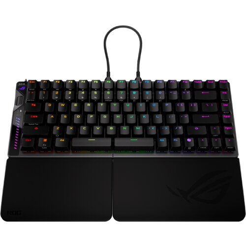 Asus brezžična gaming tipkovnica ROG Falcata, črna Cene