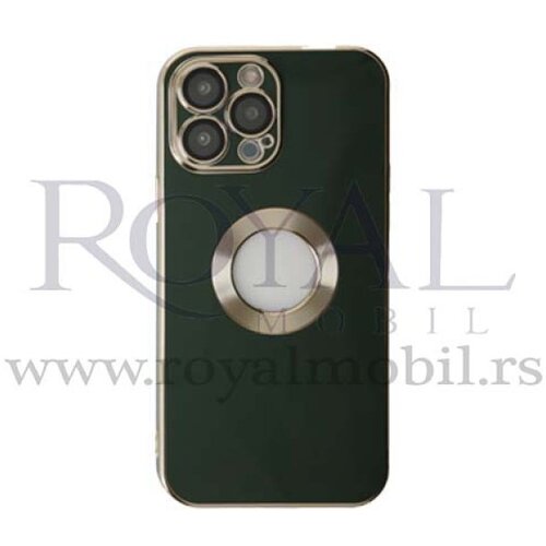  futrola elegant circle za iphone 14 plus (6.7) maslinasto zelena Slike