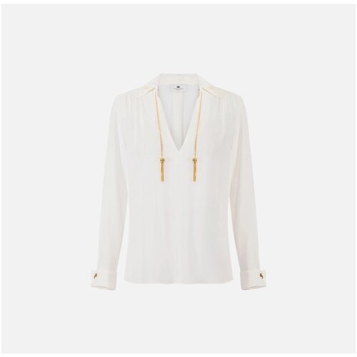Elisabetta Franchi Topi &amp;amp; Bluze CA15962E2 Bež Slike
