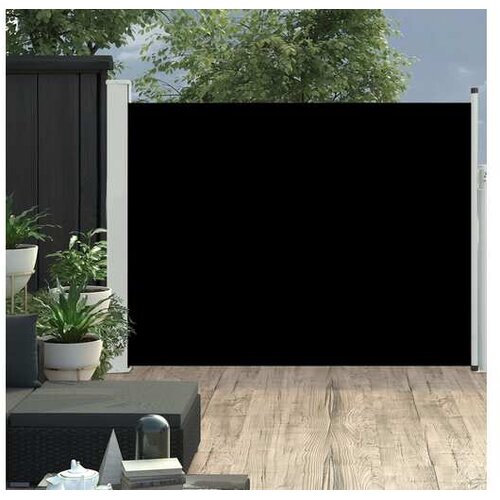  Uvlačiva bočna tenda za terasu 140 x 500 cm crna Cene