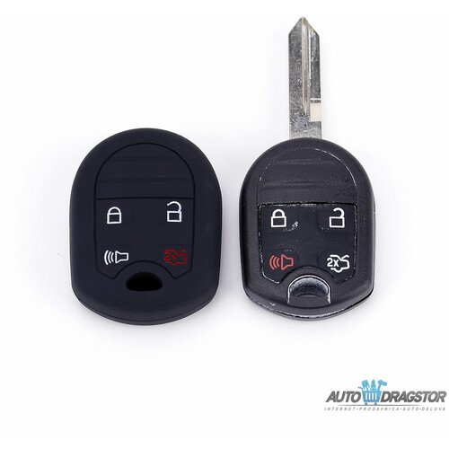 888 Car Accessories silikonska navlaka za ključeve crna ford APT1011.13.B Slike
